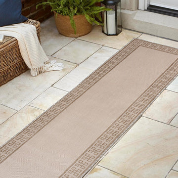Athena Classic Geometric Border Indoor/Outdoor Area Rug